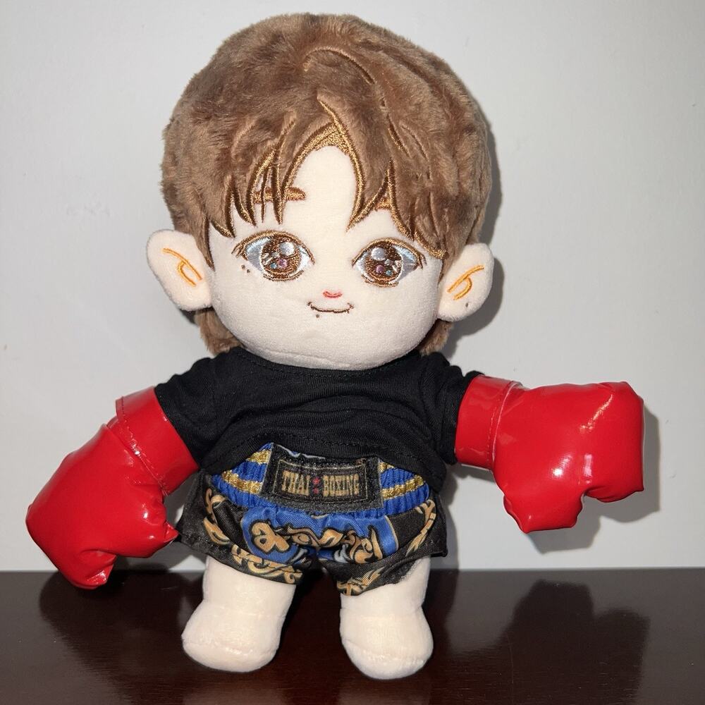 Johnny Suh NCT K Pop 20cm Cotton Doll Plush Muay Thai Boxing Outfit Tuna Johnny